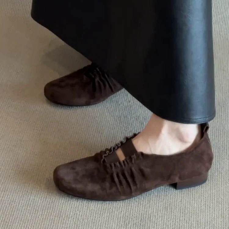 Damen klassische Mokassins mit weichem Innenfutter und modischem Schnürdesign Heidi Mode - Image 2