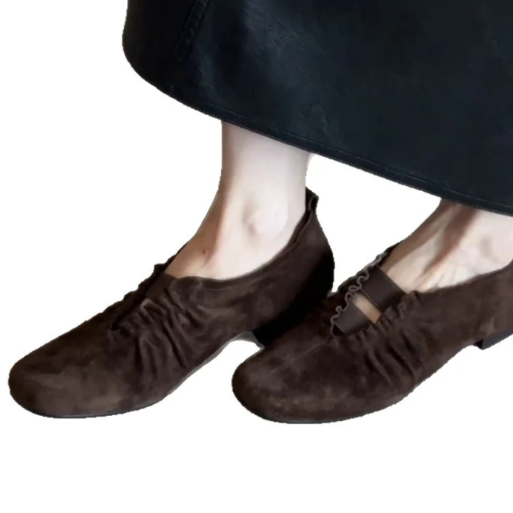 Damen klassische Mokassins mit weichem Innenfutter und modischem Schnürdesign Heidi Mode - Image 5