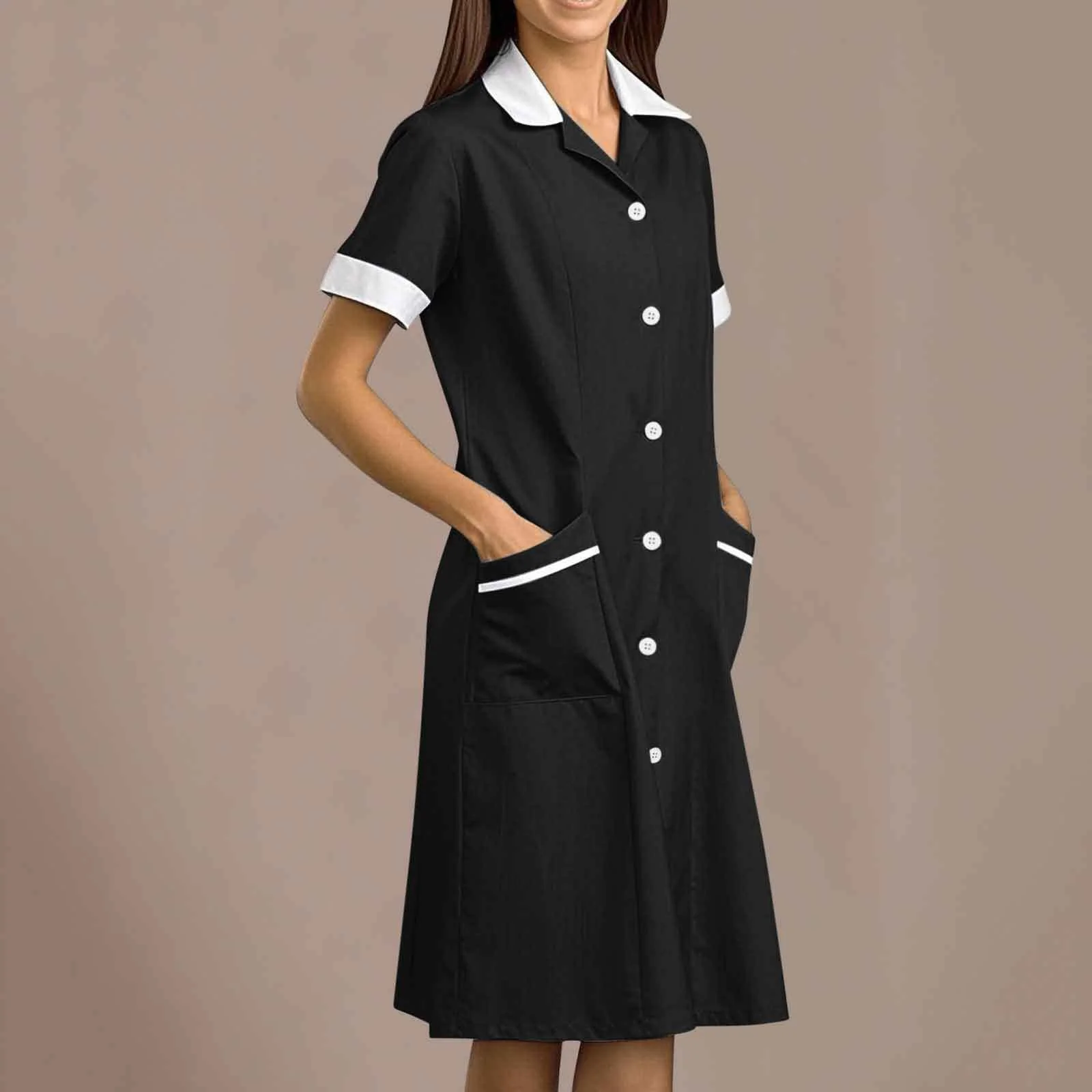 Damen Klassische Schürze mit Taschen Heidi-Mode - Image 11
