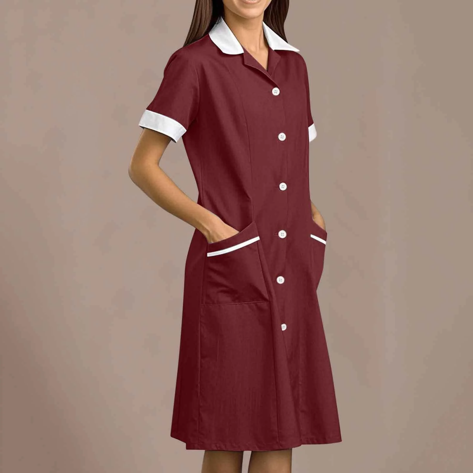 Damen Klassische Schürze mit Taschen Heidi-Mode - Image 3