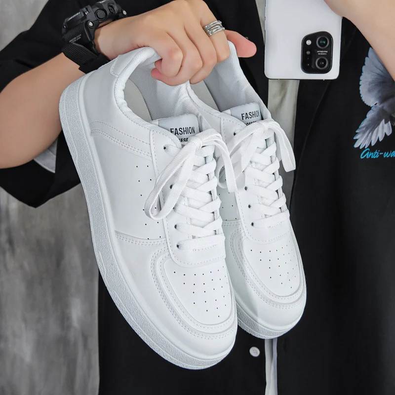 Damen Klassische Sneakers mit perforierter Oberflächenstruktur und bequemer Dämpfung Heidi Mode - Image 4