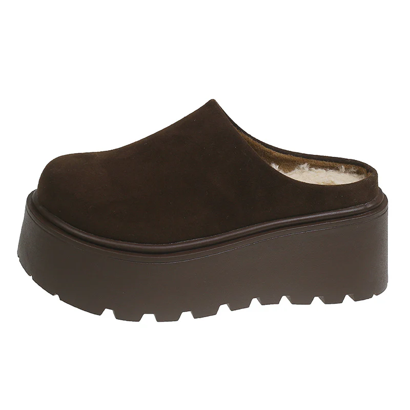 Damen Komfort Clogs mit dickem Plateau und weichem Obermaterial Heidi Mode - Image 5