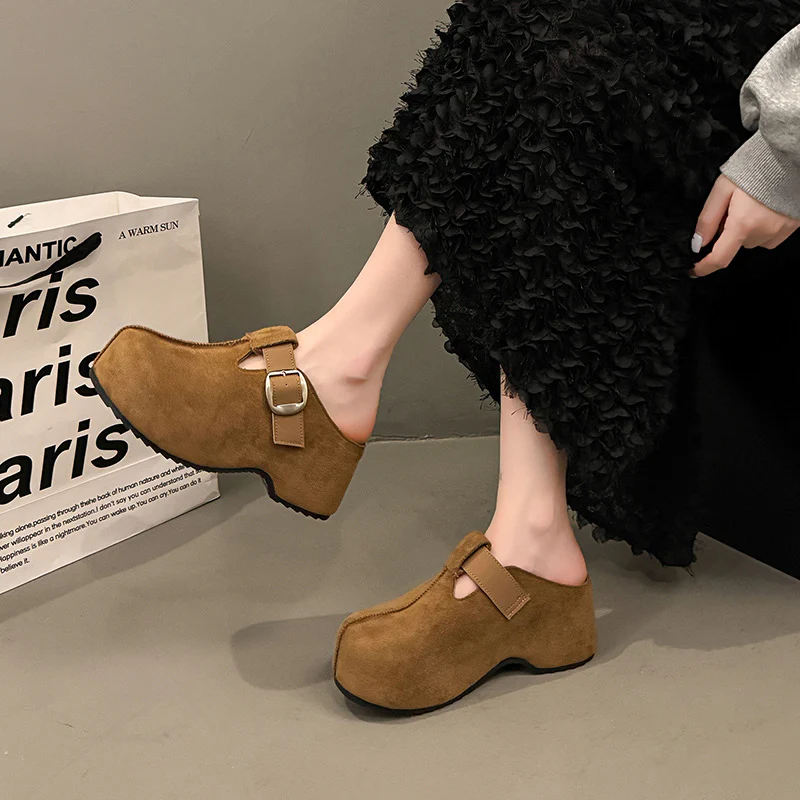 Damen Komfort Clogs mit modischem Riemen und ergonomischem Fußbett Heidi Mode - Image 6