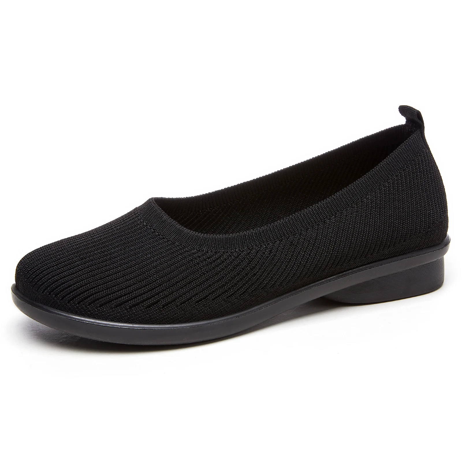 Damen Komfortable Ballerinas mit atmungsaktiver Strickoberfläche Heidi Mode - Image 5