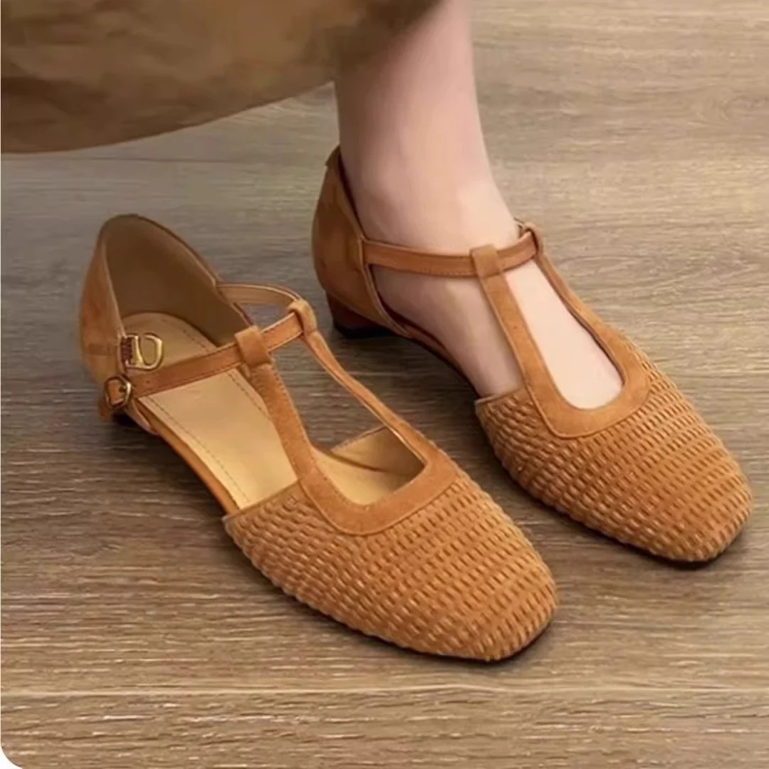 Damen Komfortable Ballerinas mit dekorativem Flechtmuster Heidi Mode - Image 3