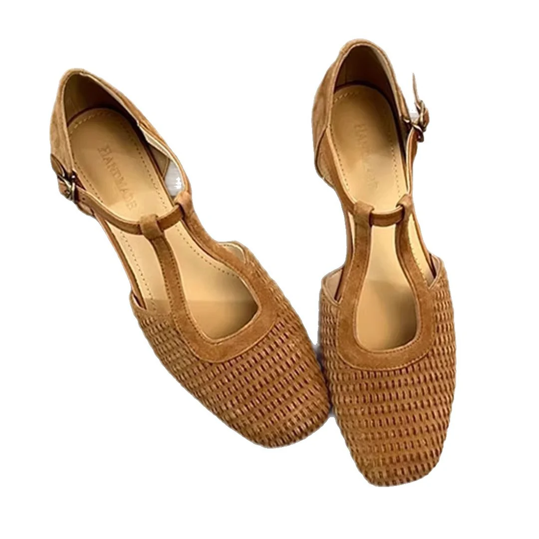 Damen Komfortable Ballerinas mit dekorativem Flechtmuster Heidi Mode - Image 5