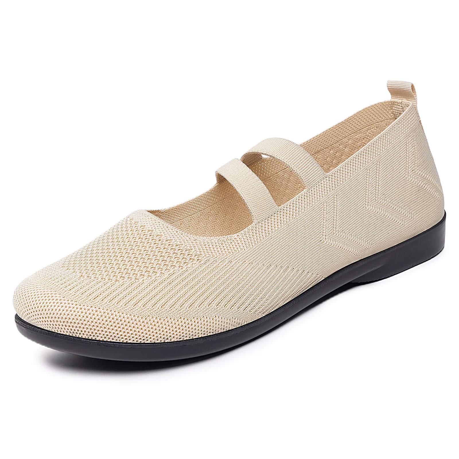 Damen Komfortable Ballerinas mit elastischen Riemen Heidi Mode - Image 7