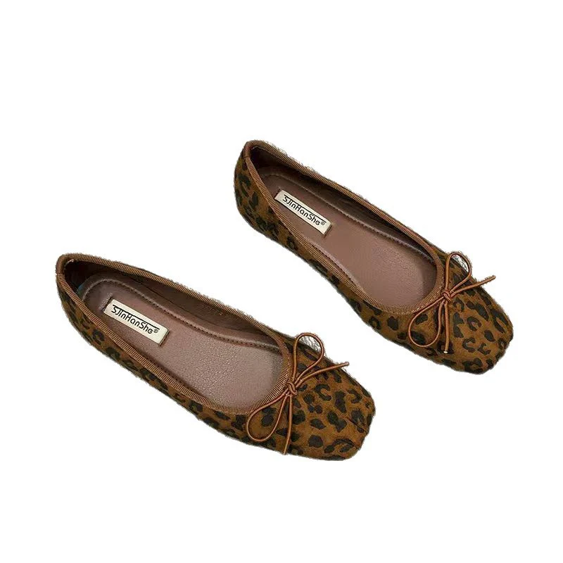 Damen Komfortable Ballerinas mit trendigem Leopardenmuster Heidi Mode - Image 5