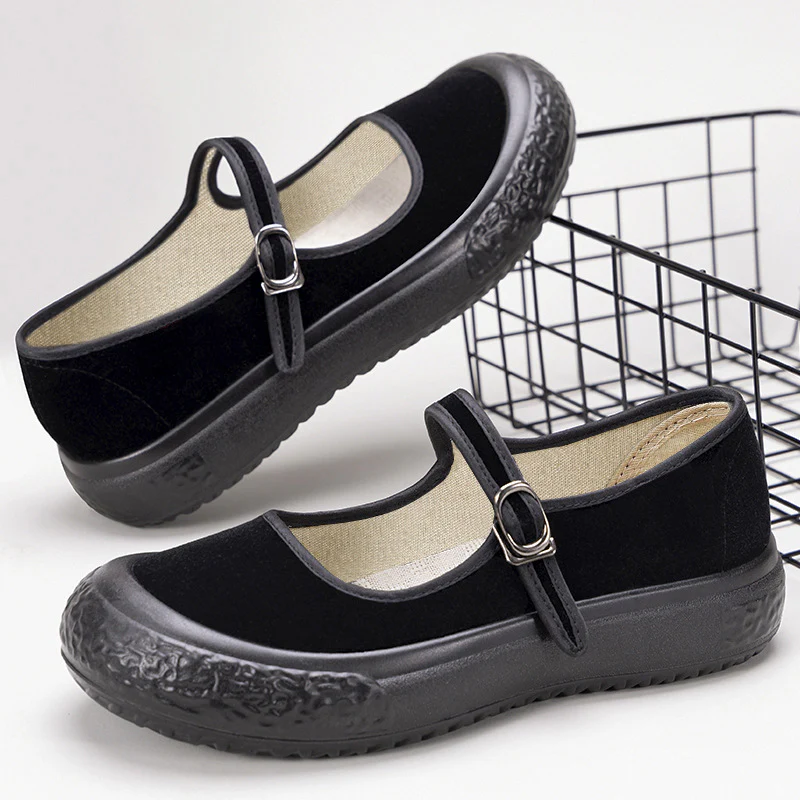 Damen Komfortable Ballerinas mit verstellbarem Riemen Heidi Mode