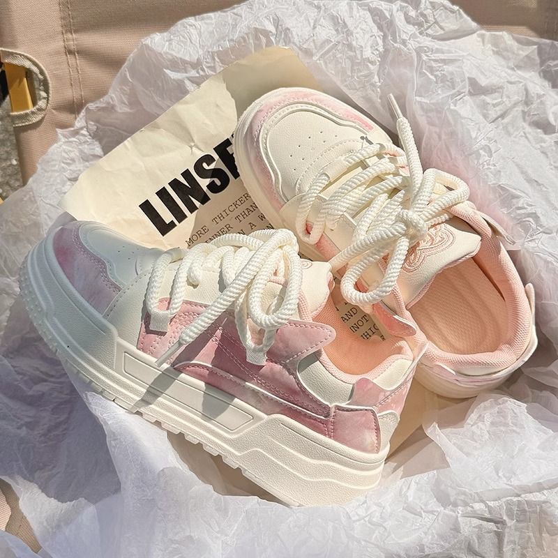 Damen Komfortable Chunky Sneakers mit atmungsaktivem Obermaterial und weicher Dämpfung Heidi Mode - Image 4