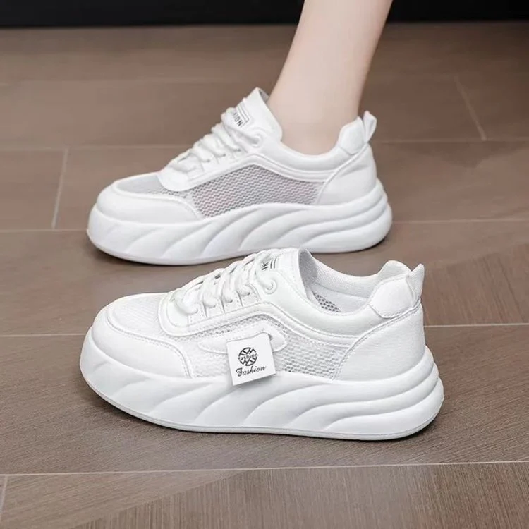 Damen Komfortable Chunky Sneakers mit atmungsaktiver Mesh-Oberfläche von Heidi Mode - Image 3