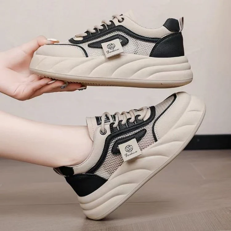Damen Komfortable Chunky Sneakers mit atmungsaktiver Mesh-Oberfläche von Heidi Mode - Image 5
