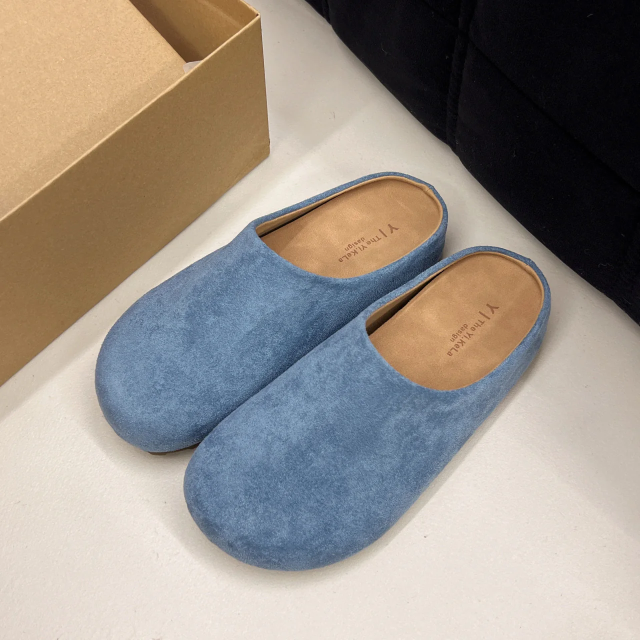 Damen Komfortable Clogs aus hochwertigem Wildleder Heidi Mode - Image 3