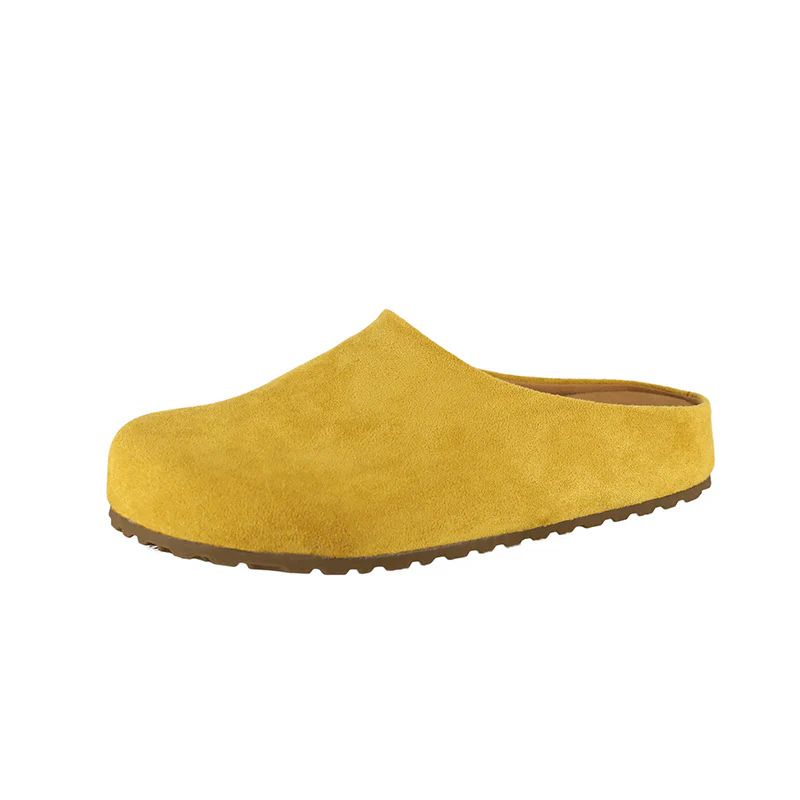 Damen Komfortable Clogs aus hochwertigem Wildleder Heidi Mode - Image 7