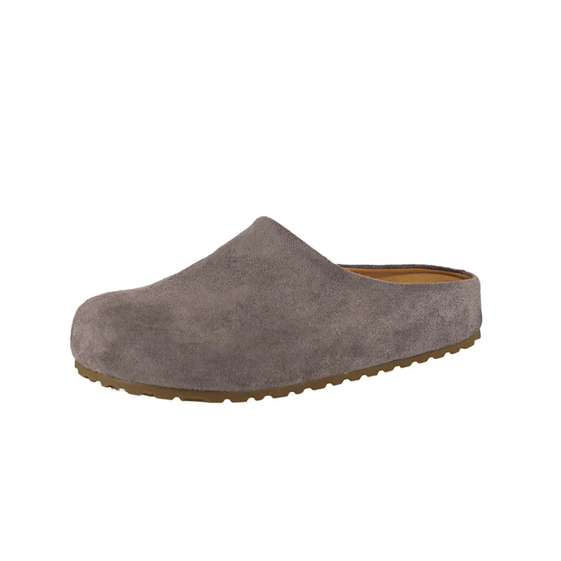 Damen Komfortable Clogs aus hochwertigem Wildleder Heidi Mode - Image 8