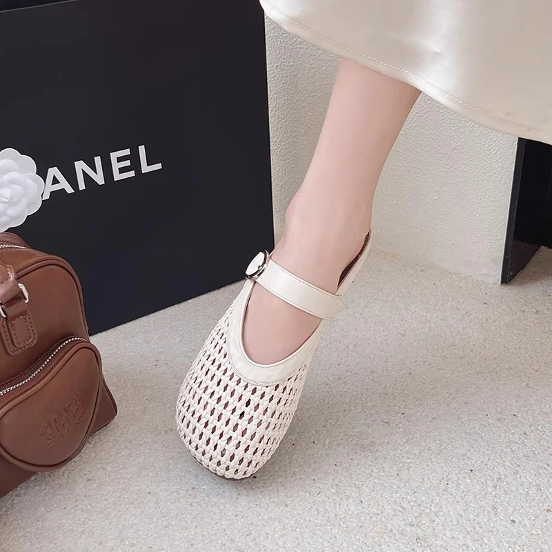 Damen Komfortable Clogs mit elegantem Riemen und luftigen Netzdesign Heidi Mode - Image 3