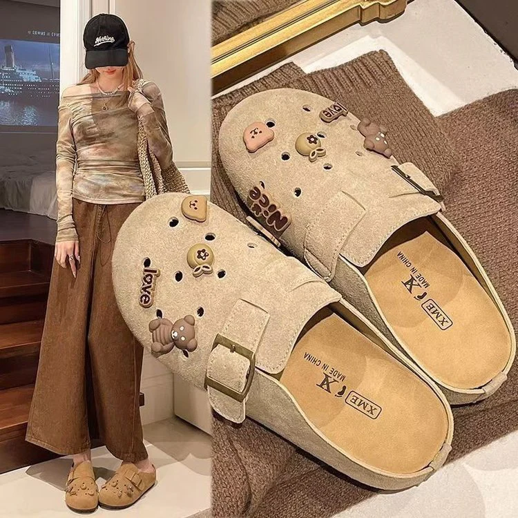 Damen Komfortable Clogs mit individuellen Verzierungen Heidi Mode - Image 2