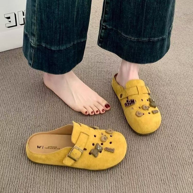 Damen Komfortable Clogs mit individuellen Verzierungen Heidi Mode - Image 4