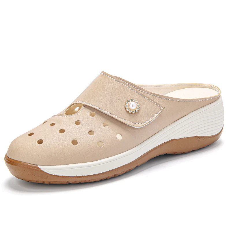 Damen Komfortable Clogs mit modischem Cut-Out Design und flexiblem Fußbett Heidi Mode - Image 5
