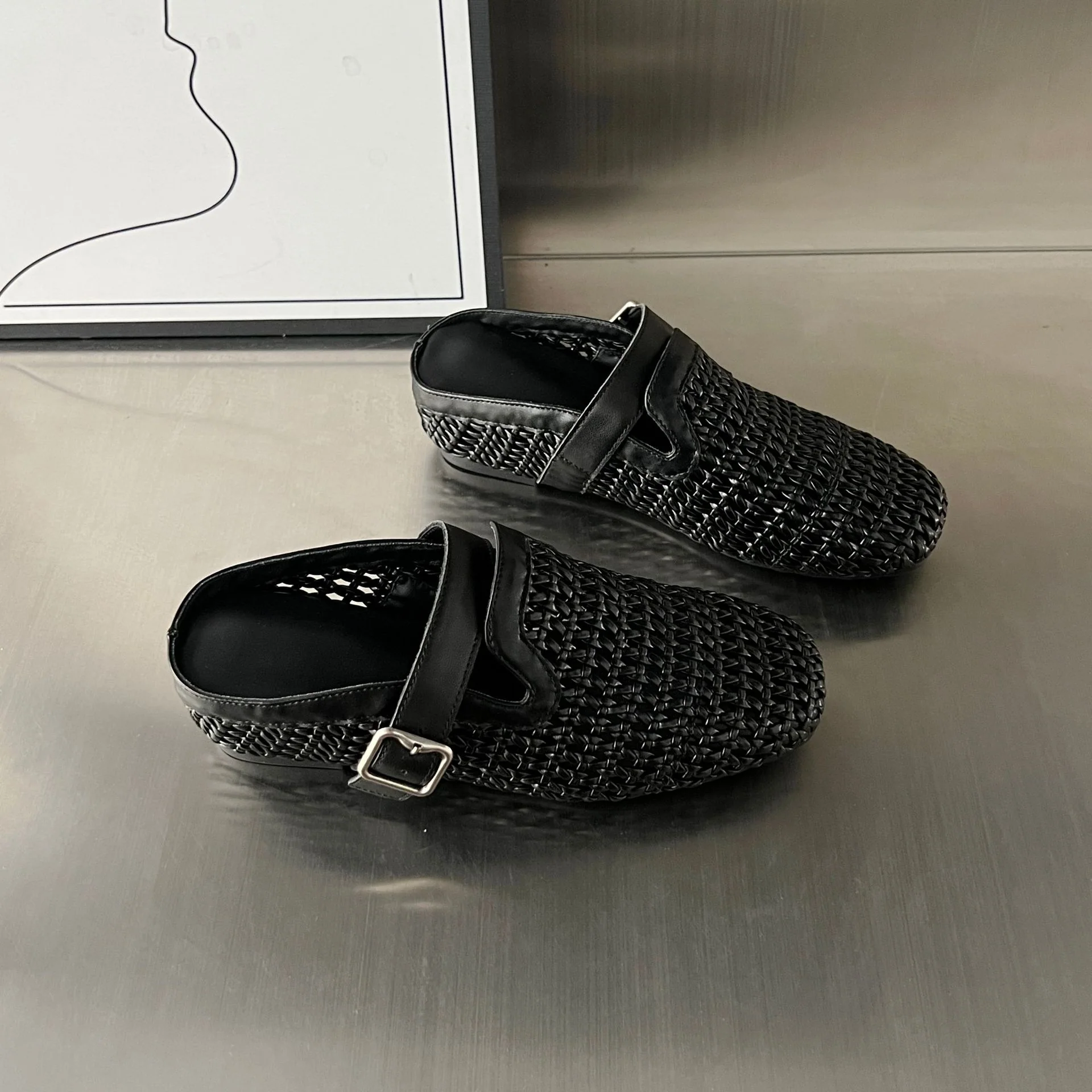Damen Komfortable Clogs mit modischem Flechtdesign und hochwertigem Fußbett Heidi Mode - Image 5