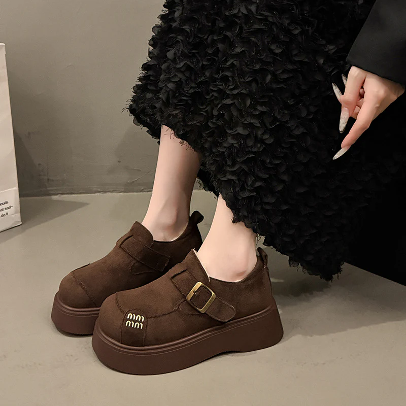 Damen Komfortable Clogs mit modischem Schnallenverschluss und dickem Futtermaterial Heidi Mode - Image 7
