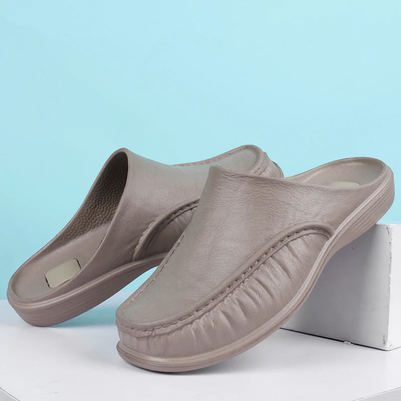 Damen Komfortable Clogs mit seitlichem Einstieg und hochelastischem Obermaterial Heidi Mode - Image 7