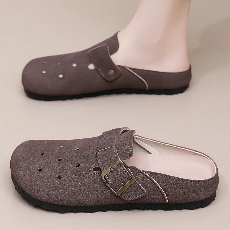 Damen Komfortable Clogs mit verstellbarem Riemen Heidi Mode - Image 2