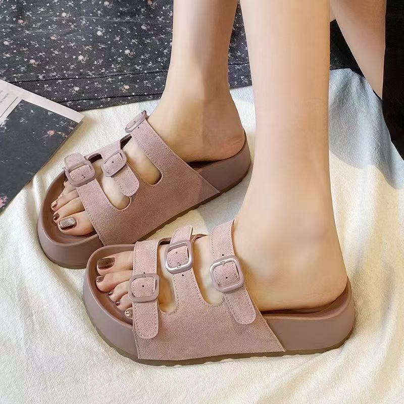 Damen Komfortable Clogs mit verstellbaren Schnallen Heidi Mode - Image 3