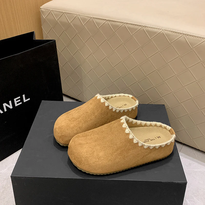 Damen Komfortable Filzclogs mit elegantem Riemen und weichem Innenfutter Heidi Mode - Image 8
