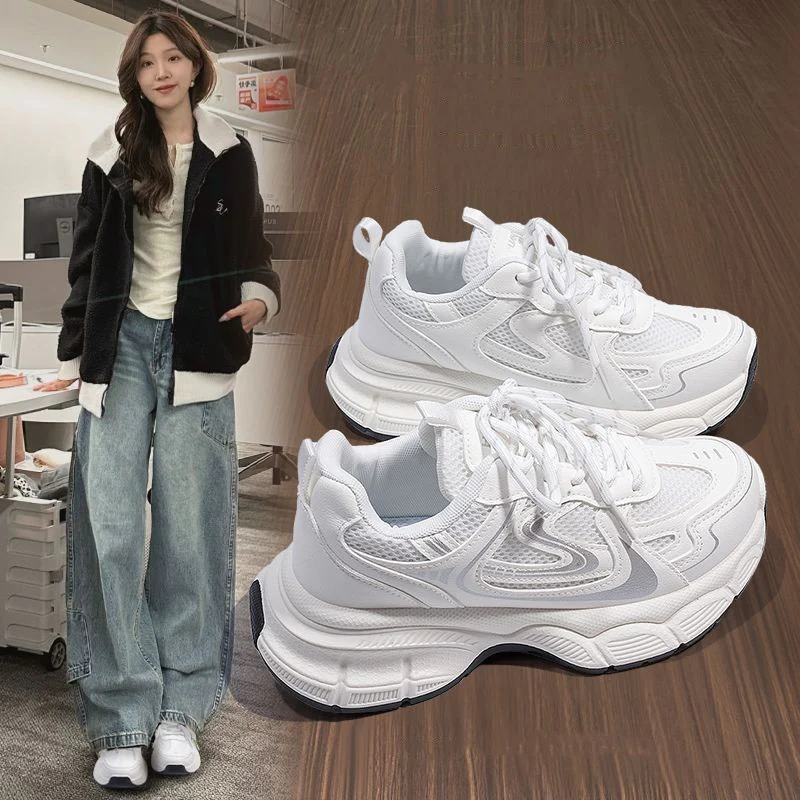 Damen Komfortable Lauf- und Freizeitsneaker mit atmungsaktiver Konstruktion Heidi Mode - Image 2