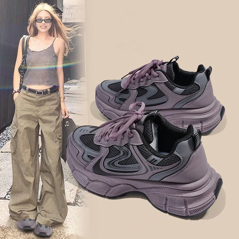 Damen Komfortable Lauf- und Freizeitsneaker mit atmungsaktiver Konstruktion Heidi Mode - Image 3