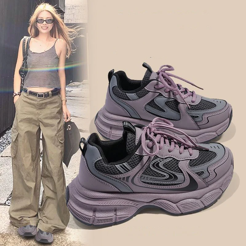 Damen Komfortable Lauf- und Freizeitsneaker mit atmungsaktiver Konstruktion Heidi Mode - Image 4