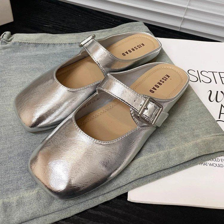 Damen Komfortable Mary Jane Schuhe mit verstellbarem Riemen und modischem Design Heidi Mode - Image 2