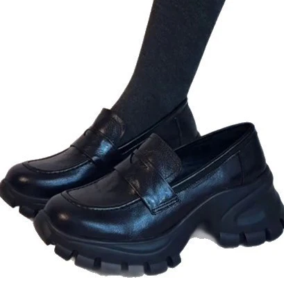 Damen Komfortable Mokassins mit auffälliger Plattform Heidi Mode - Image 6