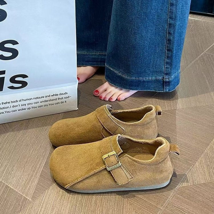 Damen Komfortable Mokassins mit verstellbarem Riemen und weichem Obermaterial Heidi Mode - Image 2