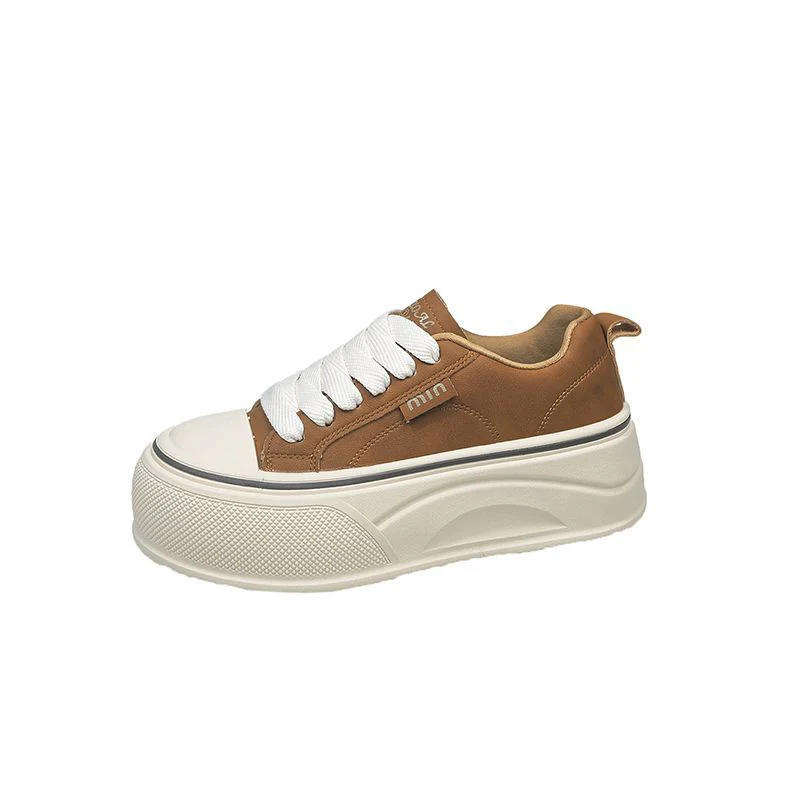 Damen Komfortable Plateau-Sneaker mit elastischen Schnürsenkeln Heidi Mode - Image 5