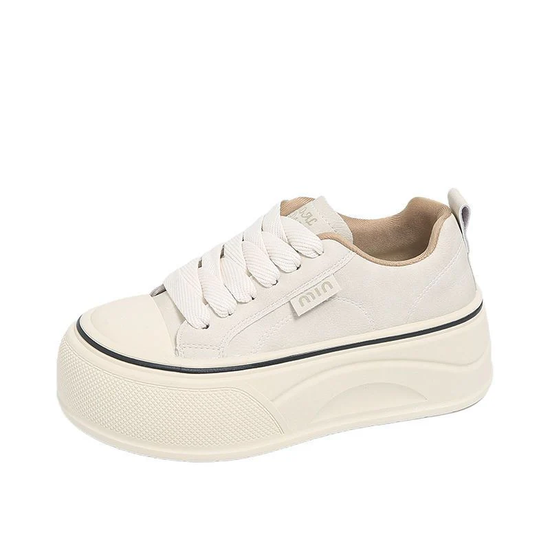 Damen Komfortable Plateau-Sneaker mit elastischen Schnürsenkeln Heidi Mode - Image 7