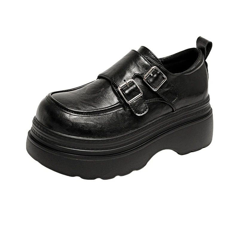 Damen Komfortable Plateauclogs mit verstellbarem Doppelschnallenverschluss Heidi Mode - Image 5