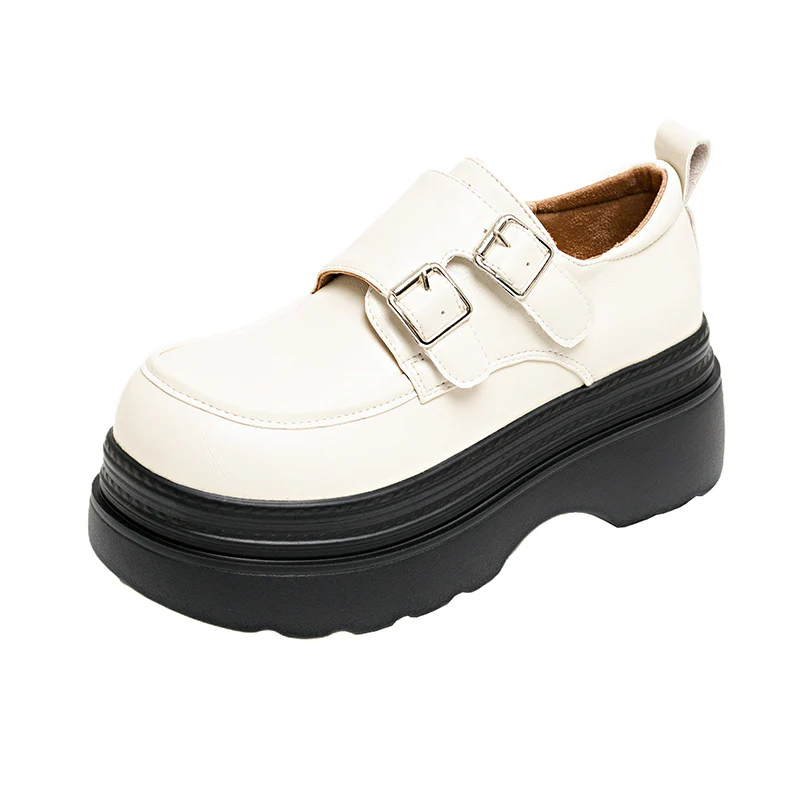 Damen Komfortable Plateauclogs mit verstellbarem Doppelschnallenverschluss Heidi Mode - Image 7