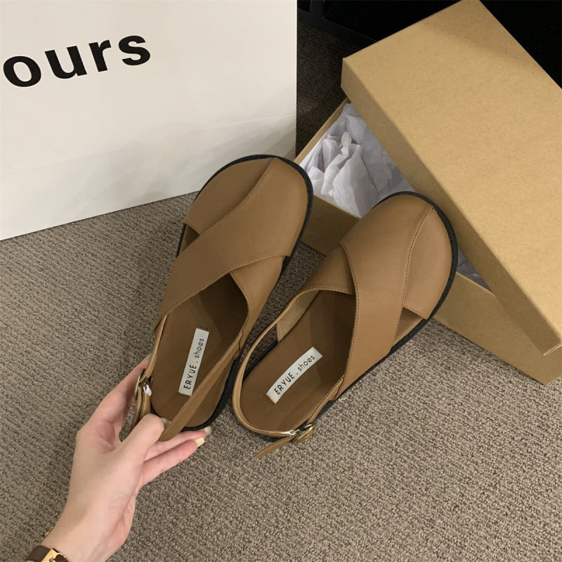 Damen Komfortable Sandalen mit praktischem Klettverschluss und modernem Schnitt Heidi Mode - Image 2