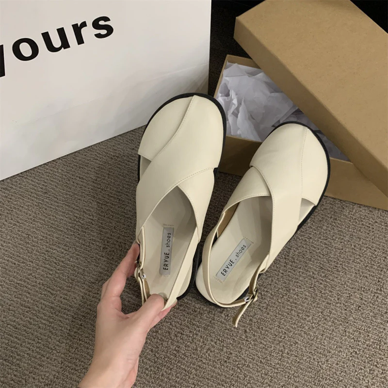 Damen Komfortable Sandalen mit praktischem Klettverschluss und modernem Schnitt Heidi Mode - Image 4
