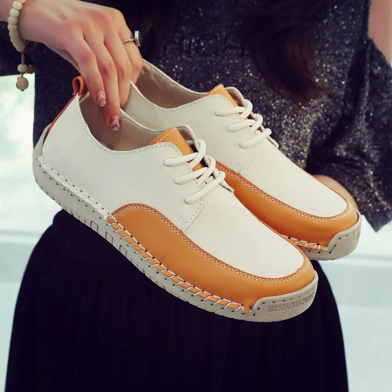 Damen Komfortable Schnürschuhe aus hochwertigem Leder Heidi Mode - Image 8