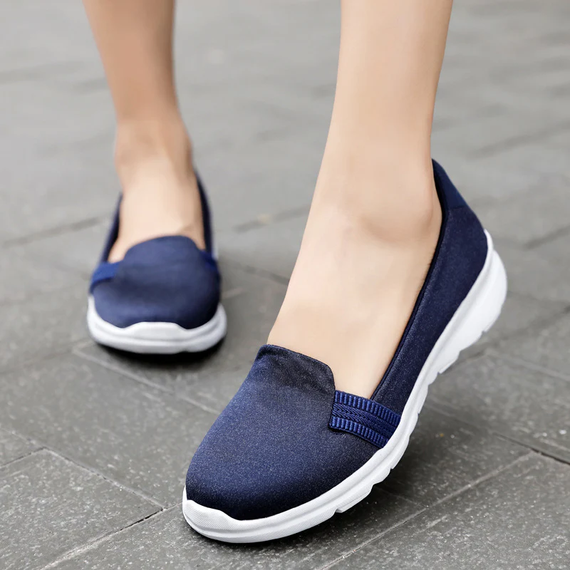 Damen Komfortable Slip-On Freizeitschuhe Heidi Mode - Image 4