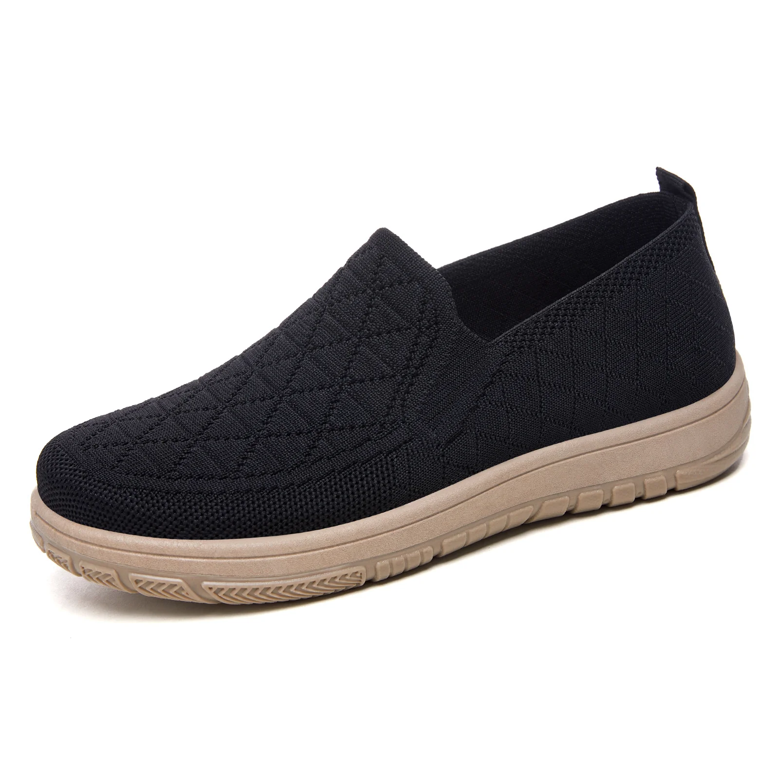 Damen Komfortable Slip-On Freizeitschuhe mit atmungsaktivem Strickdesign Heidi Mode - Image 8