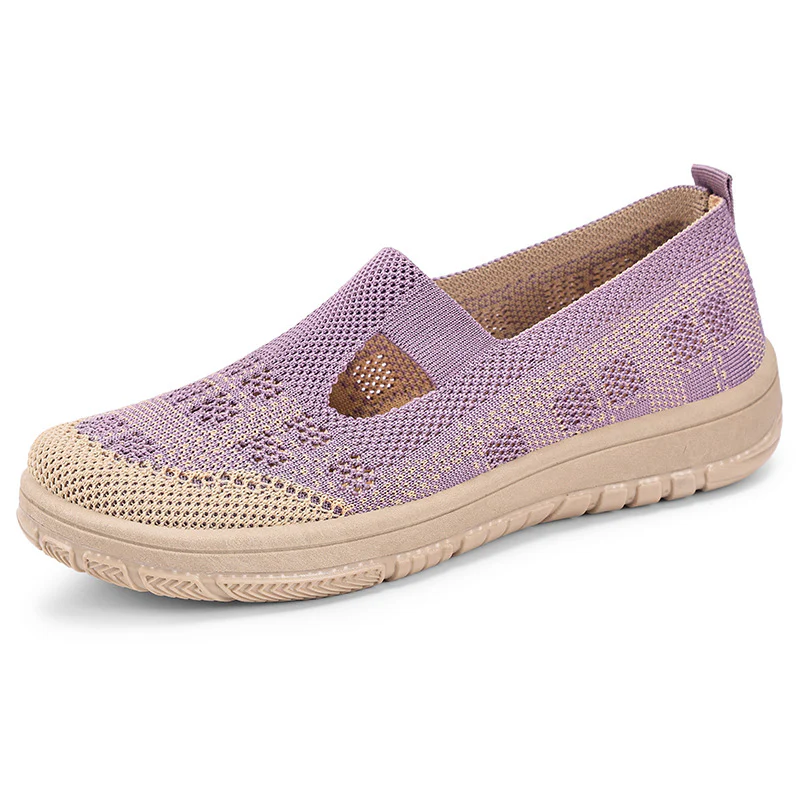 Damen Komfortable Slip-On Freizeitschuhe mit luftdurchlässigem Obermaterial Heidi Mode - Image 4