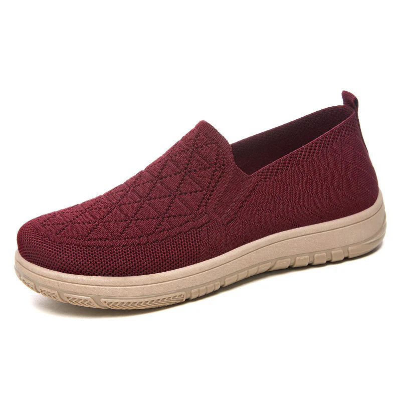 Damen Komfortable Slip-On Freizeitschuhe mit strukturiertem Obermaterial Heidi Mode - Image 3