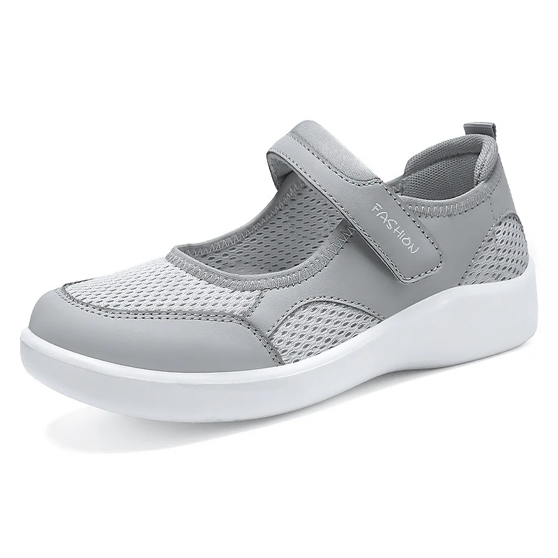 Damen Komfortable Slip-On Freizeitschuhe mit verstellbarem Klettverschluss Heidi Mode - Image 6