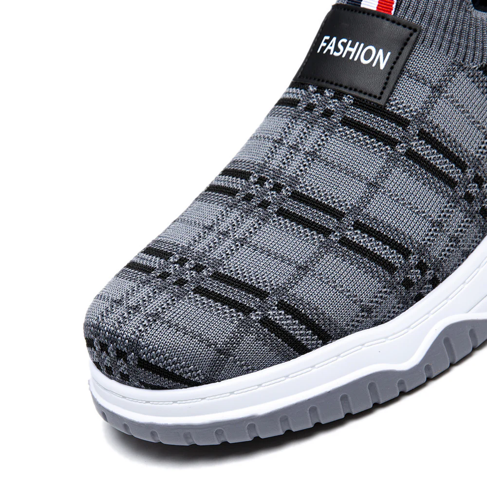 Damen Komfortable Slip-On Freizeitschuhe mit weichem Strick-Obermaterial und rutschfester Sohle Heidi Mode - Image 4