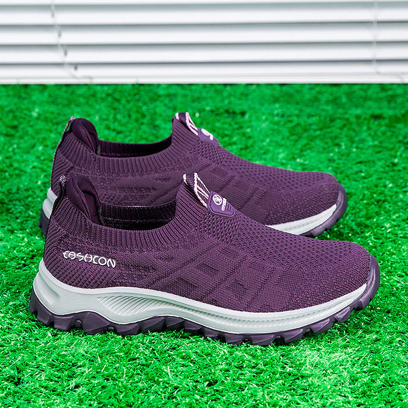 Damen Komfortable Slip-On Laufschuhe mit atmungsaktivem Obermaterial Heidi Mode - Image 7