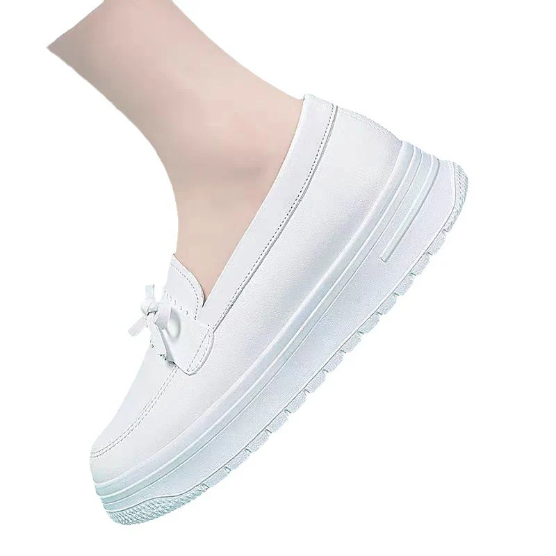 Damen komfortable Slip-On-Sneaker mit eleganter Schleifenapplikation Heidi Mode - Image 5
